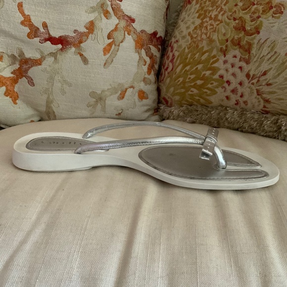 ColeHaan Silver/White “Bikini” Sandal Fun Feminine - Picture 11 of 13
